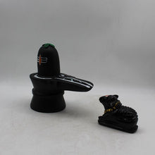 Load image into Gallery viewer, Shivling,Shiva Ling,Shiv Lingum,Shankar shivling with Black Nandi Black