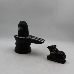 Shivling,Shiva Ling,Shiv Lingum,Shankar shivling with Black Nandi Black