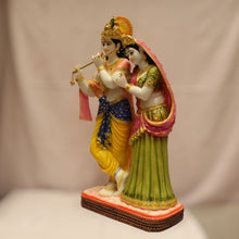 Load image into Gallery viewer, Radha Krishna,Radha Kanha Statue,for Home,office,temple,diwali Pooja Multi color