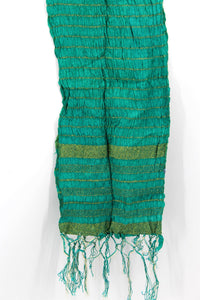 Men's Silk Crush Dupatta - Stole Chunni For Sherwani - Non Stretch size 26 x 250 cm - Stretched size 44 x 250 cm