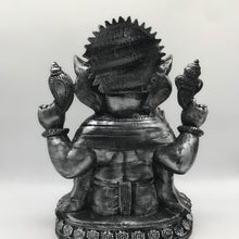 Load image into Gallery viewer, Ganesh Ganesha Ganpati Ganapati Hindu God Hindu God Ganesh fiber idol Silver