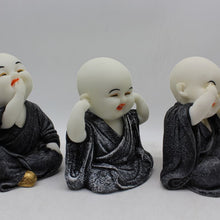 Load image into Gallery viewer, Buddha Sitting Medium,showpiece, Buddha, Baby buddha God Gift Black