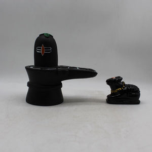 Shivling,Shiva Ling,Shiv Lingum,Shankar shivling with Black Nandi Black