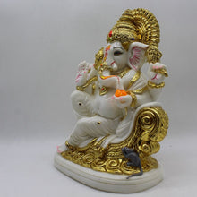 Load image into Gallery viewer, Indian Lord Ganesha Statue for Home &amp; office decor, temple, diwali Pooja,Sitting statue of lord Ganesha