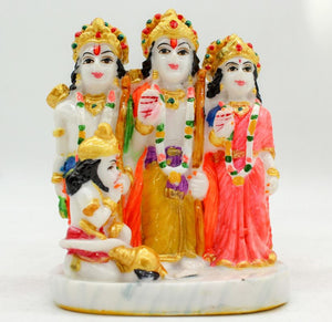 Lord Ram Parivar Ram Family Statue Idol/ God Ram,Sita,Laxman & Hanuman idol/ Ram family & Hanuman.