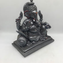 Load image into Gallery viewer, Ganesh Ganesha Ganpati Ganapati Hindu God Hindu God Ganesh fiber idol Grey