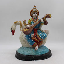 Load image into Gallery viewer, Saraswati mata God of Education Knowledge,Saraswati statue Idol Gold Colour