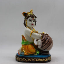 Load image into Gallery viewer, Lord Krishna , Kanha, bal gopal Statue for Home &amp; office decor, temple, diwali Pooja White