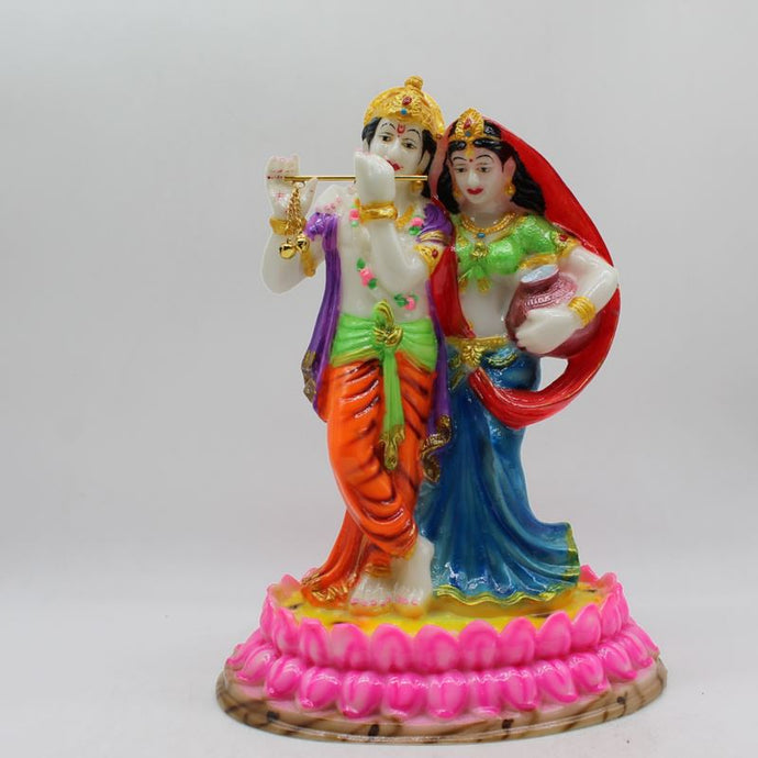 Radha Krishna,Radha Kanha Statue,for Home,office,temple,diwali Pooja multi color