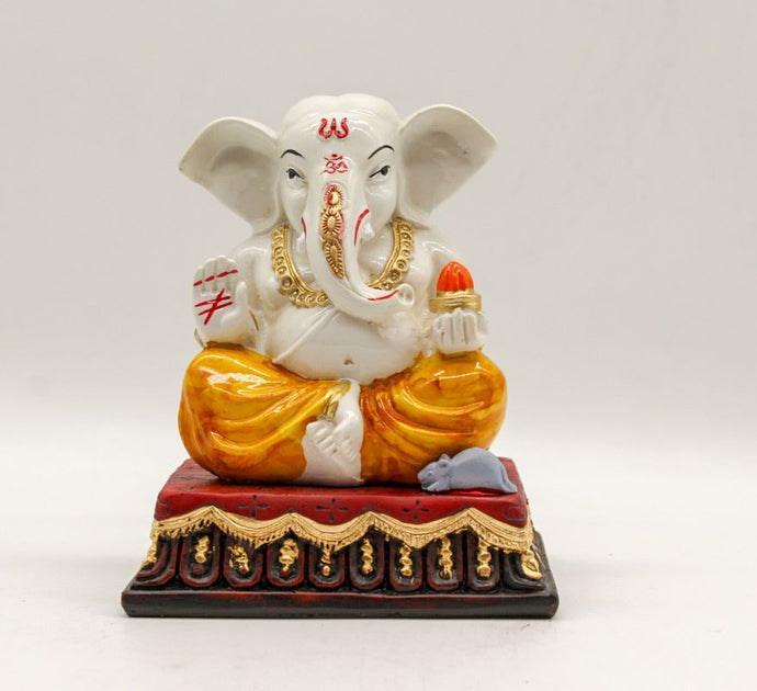 Indian Fiber Lord Ganesha Statue for Home & office decor, temple, diwali Pooja
