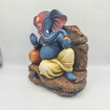 Load image into Gallery viewer, Ganesh Ganesha Ganpati Ganapati Hindu God Hindu God Ganesh fiber idol Multi Color