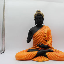 Load image into Gallery viewer, Buddha Sitting Medium,showpiece Decorative Statue Figurine God GiftBlack,Orange