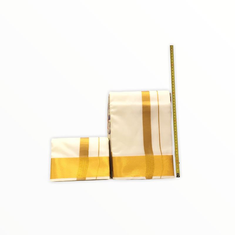 Men's Traditional Veshti / Dhoti / Vasti with Angavastram