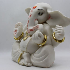Indian Lord Ganesha Statue for Home & office decor, temple, diwali Pooja,Sitting statue of lord Ganesha