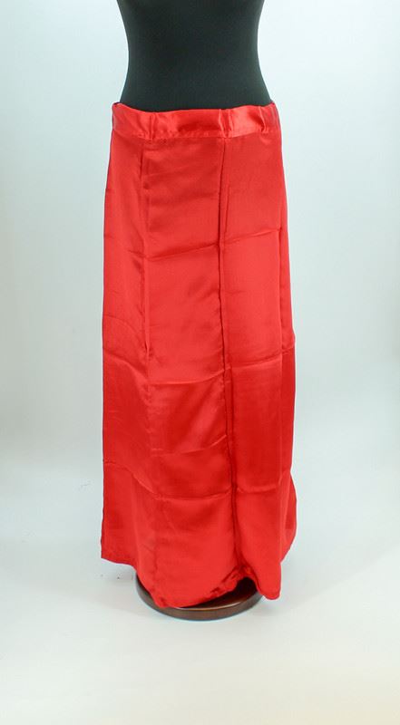 Indian Satin Silk Petticoat Inskirt Lining For Sari