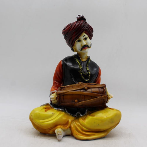 Rajasthani boy,Rajasthani man,Musician man Rajasthani statue, idol Multi color