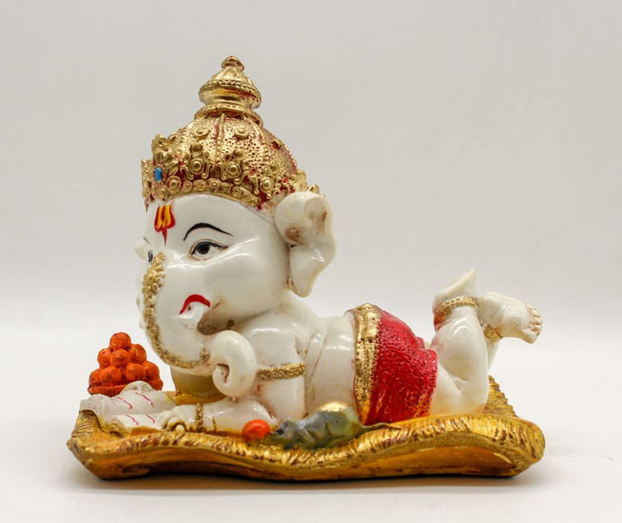 Indian Fiber Lord Ganesha Statue for Home & office decor, temple, diwali Pooja