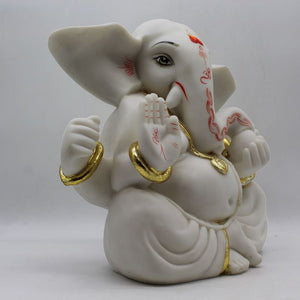 Indian Lord Ganesha Statue for Home & office decor, temple, diwali Pooja,Sitting statue of lord Ganesha