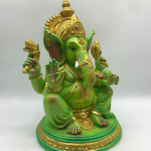 Load image into Gallery viewer, Ganesh Ganesha Ganpati Ganapati Hindu God Ganesh fiber idol