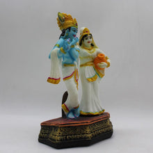 Load image into Gallery viewer, Indian Fiber Lord Radha Krishna Statue for Home &amp; office decor, temple, diwali Pooja