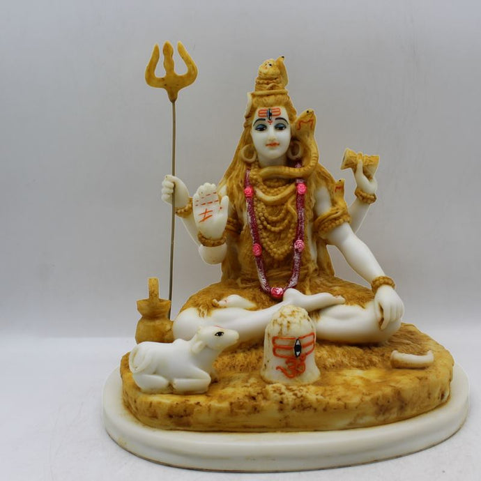 God Shiva,siva,Shankar,Mahadev,Sambhu, Bholenath statue Hindu God idol White