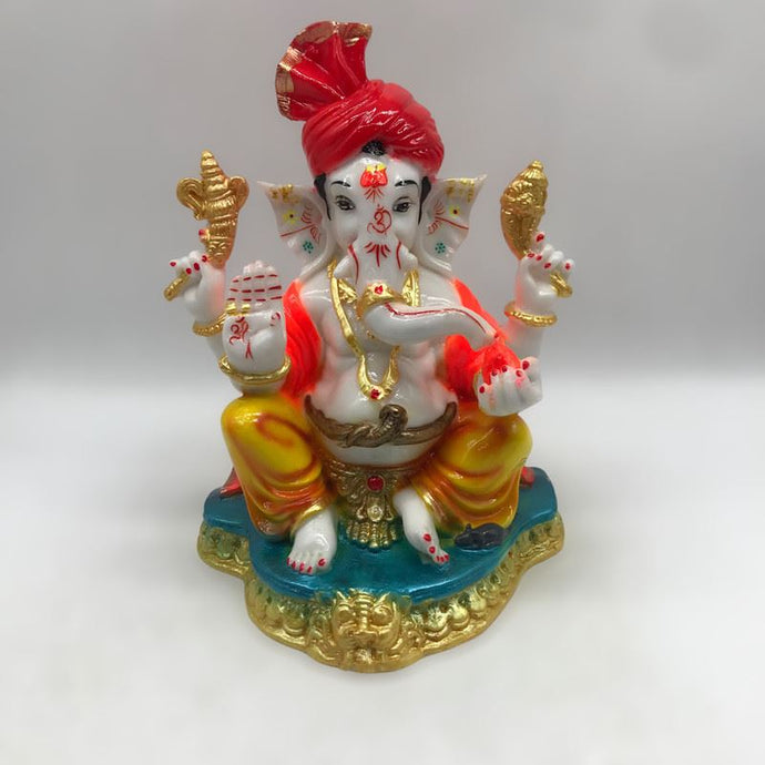 Ganesh Ganesha Ganpati Ganapati Hindu God Hindu God Ganesh fiber idol 1
