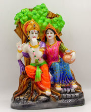 Load image into Gallery viewer, LORD  KRISHNA MULTI COLOR SMALL STATUE HINDU IDOL