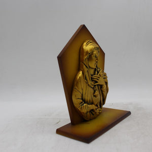 Virgin Mary Statue,The blessed mother,Mother Marry,statue,idol Gold Color