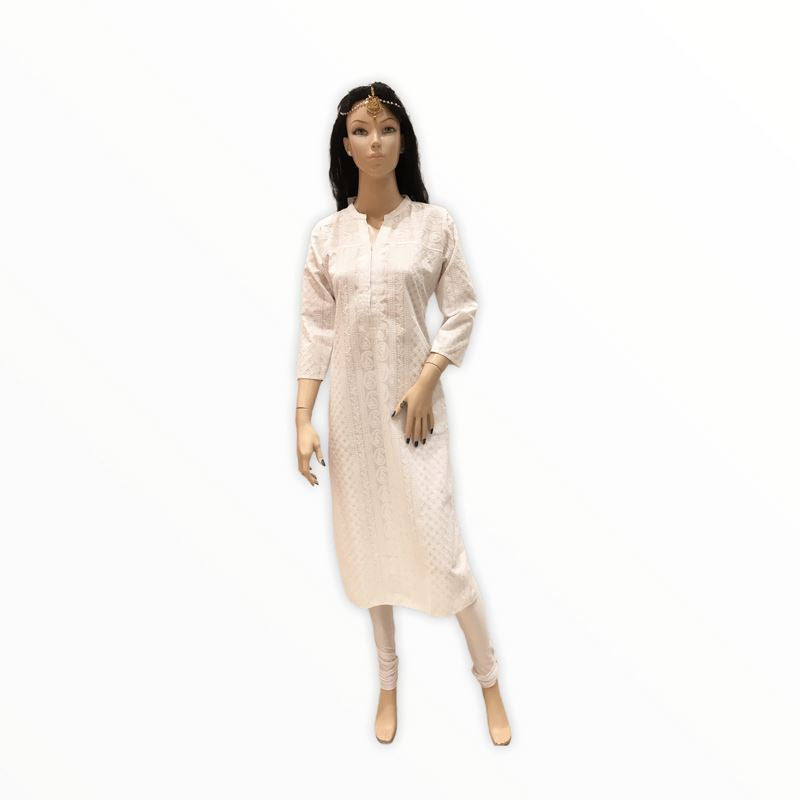 Women's Cotton Embroidered Kurta Kurti