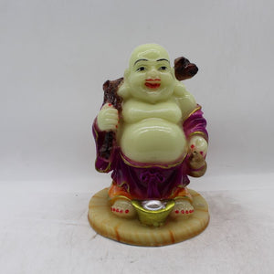 Lucky Laughing Buddha,statue,Happy sitting,showpeace,luckey man,Happy man White