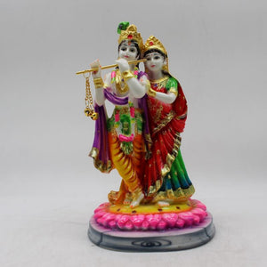 Radha Krishna,Radha Kanha Statue,for Home,office,temple,diwali Pooja multi color
