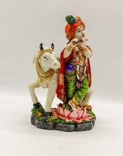 Load image into Gallery viewer, Indian Fiber Lord Krishna Statue for Home &amp; office decor, temple, diwali Pooja