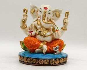 Indian Fiber Lord Ganesha Statue for Home & office decor, temple, diwali Pooja