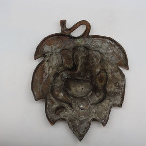 Lord Ganesha Wall Hanging -For Home Decor, Housewarming Gift, Hindu God of Luck..Metal Lord Ganesha Frame Wall Hanging Showpiece