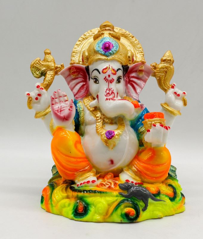 Indian Fiber Lord Ganesha Statue for Home & office decor, temple, diwali Pooja