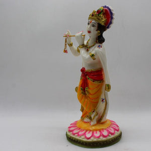 Indian Fiber Lord Krishna Statue for Home & office decor, temple, diwali Pooja