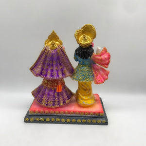 Radha Krishna,Radha Kanha Statue,for Home,office,temple,diwali Pooja Multi color