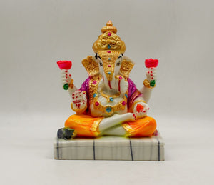 Indian Fiber Lord Ganesha Statue for Home & office decor, temple, diwali Pooja