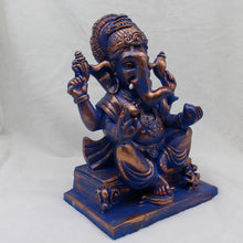 Load image into Gallery viewer, Ganesh Ganesha Ganpati Ganapati Hindu God Hindu God Ganesh fiber idol Purple