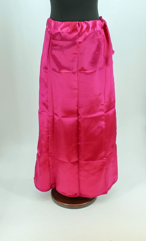 Indian Satin Silk Petticoat Inskirt Lining For Sari