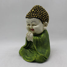 Load image into Gallery viewer, Buddha Sitting Medium,showpiece, Buddha, Baby buddha God Gift Green