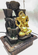 Load image into Gallery viewer, Ganesh Water Fountain Ganesha Zen Meditation Indoor Waterfall