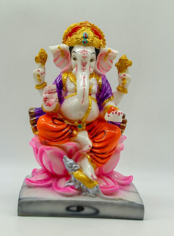 Indian Fiber Lord Ganesha Statue for Home & office decor, temple, diwali Pooja