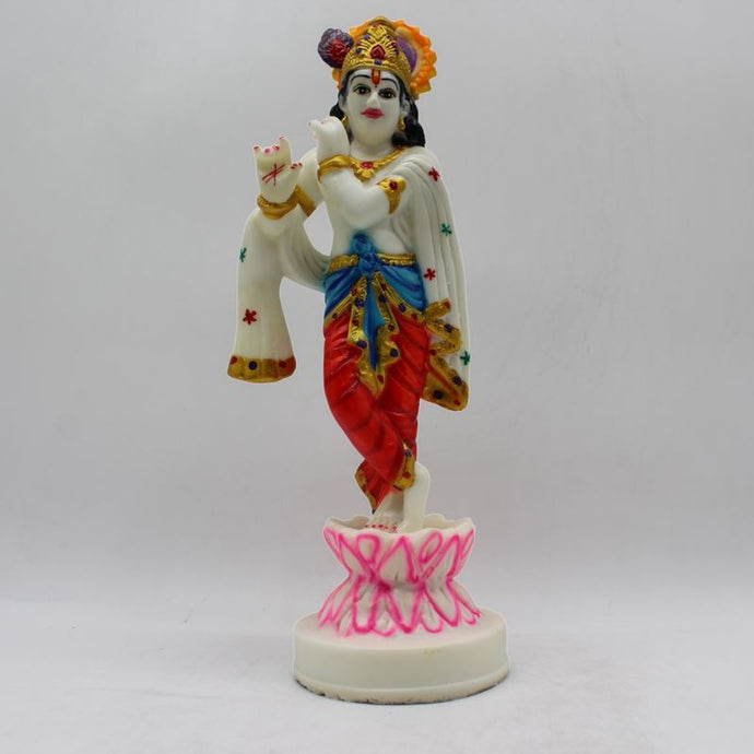 Indian Fiber Lord Krishna Statue for Home & office decor, temple, diwali Pooja