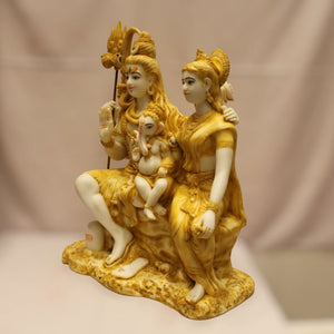 God Shiva,siva,Shankar,Mahadev,Sambhu, Bholenath, Shiv Family idolWhite
