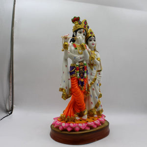Indian Fiber Lord Radha Krishna Statue for Home & office decor, temple, diwali Pooja