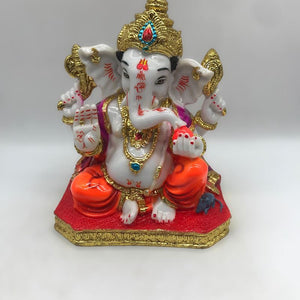 Ganesh Ganesha Ganpati Ganapati Hindu God Hindu God Ganesh fiber idol 1