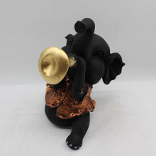 Load image into Gallery viewer, Ganesh Ganesha Ganpati Ganapati Hindu God Hindu God Ganesh fiber idolBlack