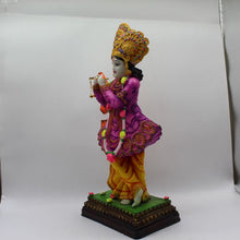 Load image into Gallery viewer, Indian Fiber Lord Krishna Statue for Home &amp; office decor, temple, diwali Pooja
