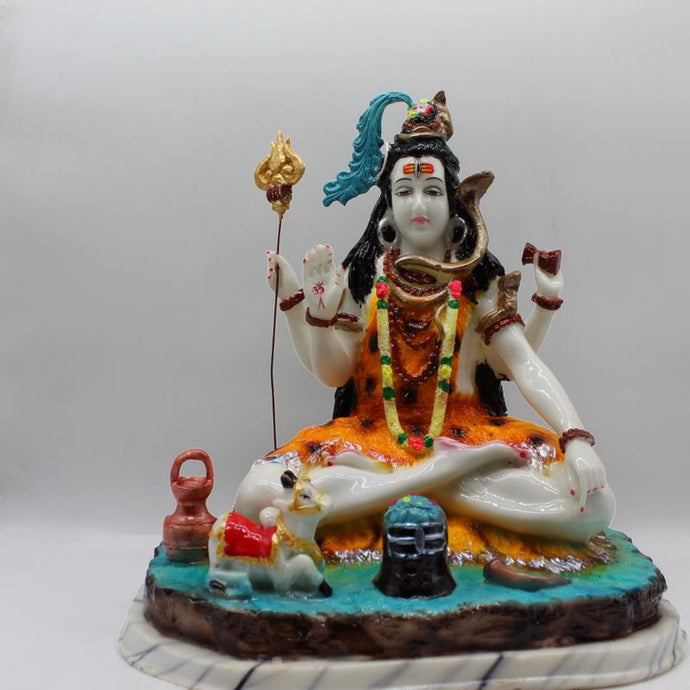 God Shiva,siva,Shankar,Mahadev,Sambhu, Bholenath statue Hindu God idol Multi Colour